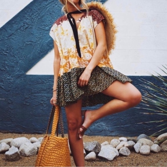 Free People Yellow Gotta Have You Tunic - Picture 6 of 16